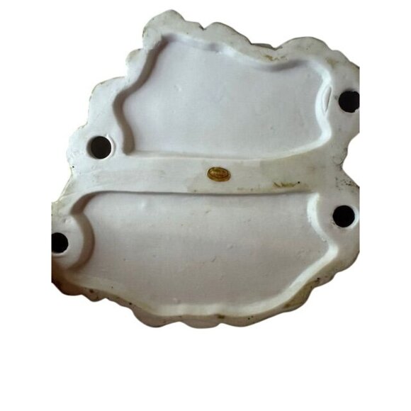 Wolf Figurine Quartz Clock On Stone Base With Three Wolves - Picture 8 of 9